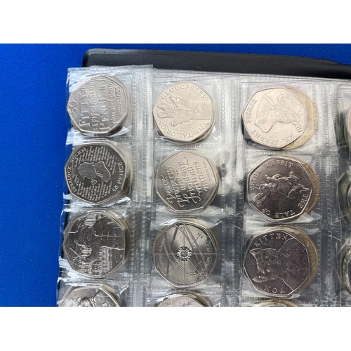 61 - Collectable 50p & 32 Coins All In Fantastic Condition Over £50 In Legal Tender. Lots Of Images.