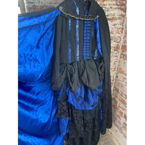 432 - Very Large Theatrical Costume, 6ft 6ins Shoulder To Hem, With Cape & Acessories