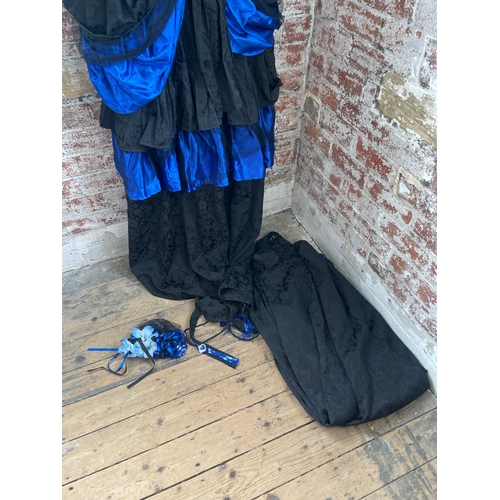 432 - Very Large Theatrical Costume, 6ft 6ins Shoulder To Hem, With Cape & Acessories