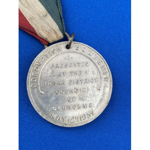 29 - Denholme 1937 Coronation Medal.