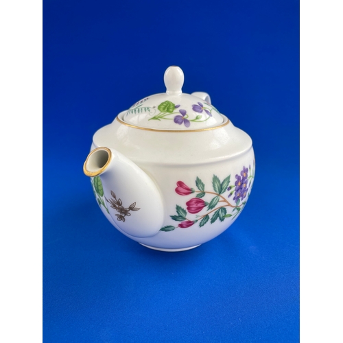 260 - Royal Worcester Teapot, Arcadia Pattern.