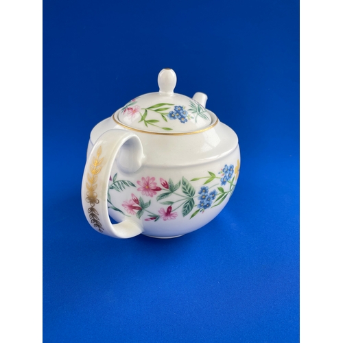 260 - Royal Worcester Teapot, Arcadia Pattern.