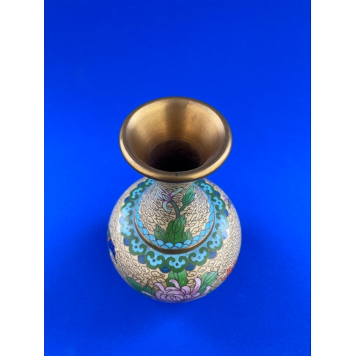 171 - Vintage Cloisonne Vase