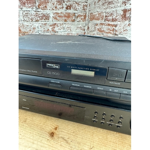 395 - DENON TU-260LII AM/FM Stereo Tuner & ProLine CD 7500 HiFi Separates.