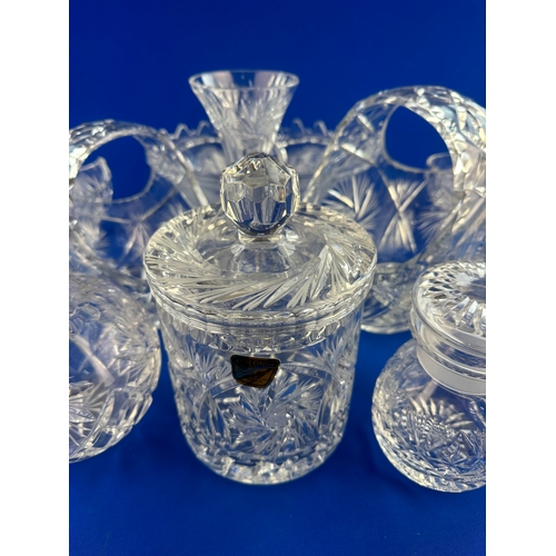 285 - Quantity Of Good Quality Cut Crystal & Pressed Glass