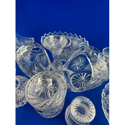 285 - Quantity Of Good Quality Cut Crystal & Pressed Glass