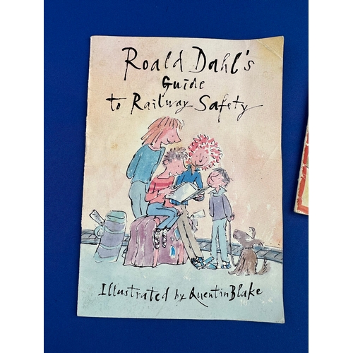 440 - Roald Dahl Signed The Enormous Crocodile Book & Guide To Railway Safety.