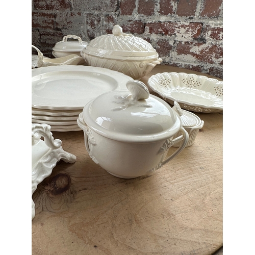 277 - Large Quantity Of Leeds Creamware