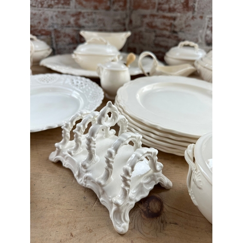 277 - Large Quantity Of Leeds Creamware