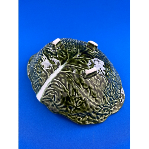 278 - Torli Green Cabbage Leaf Serving Bowl