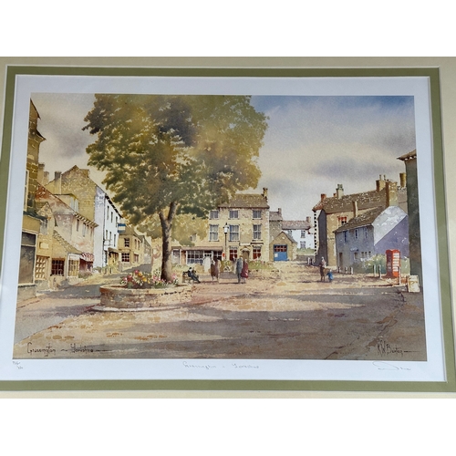 116 - K.W. Burton Limited Edition Artist Signed Print Grassington Yorkshire