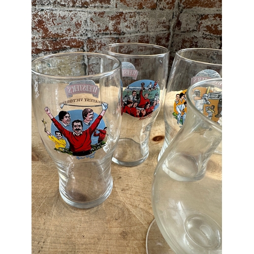 152 - Group Of Collectable Beer Glasses Inc. Websters