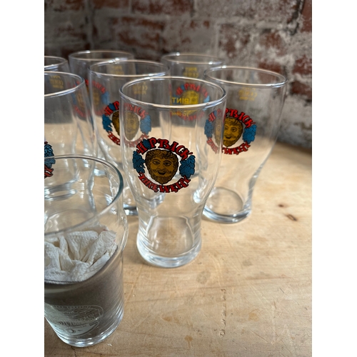 152 - Group Of Collectable Beer Glasses Inc. Websters