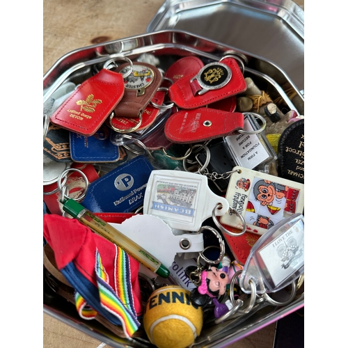 157 - Two Tins Of Keyrings