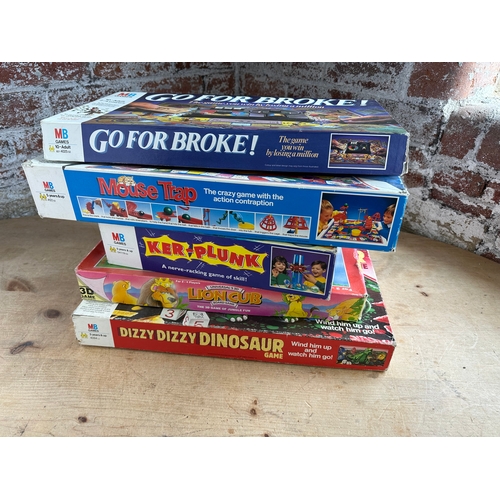 426 - Vintage Boardgames Inc. Mouse Trap, Go For Broke, Kerplunk Etc.