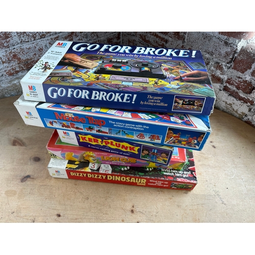 426 - Vintage Boardgames Inc. Mouse Trap, Go For Broke, Kerplunk Etc.