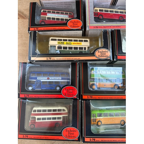 68 - 16 Exclusive First Edition Die Cast Buses