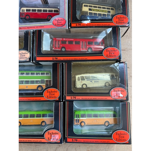 68 - 16 Exclusive First Edition Die Cast Buses