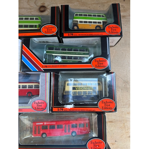 68 - 16 Exclusive First Edition Die Cast Buses