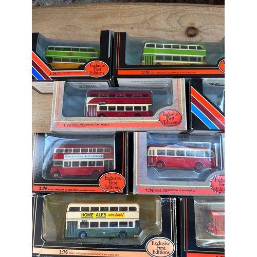 68 - 16 Exclusive First Edition Die Cast Buses