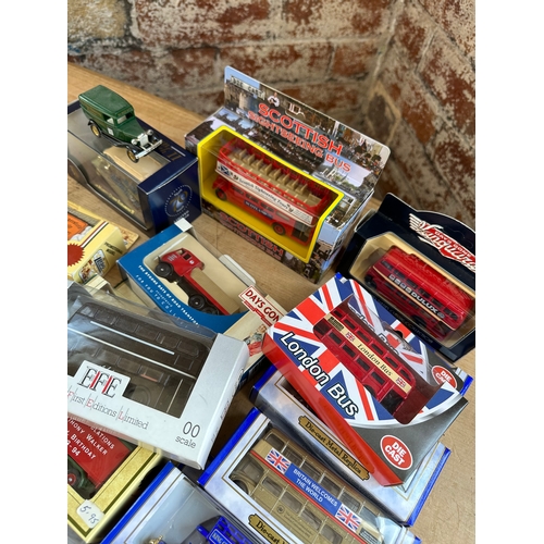 69 - 21 Boxed Die Cast Vehicles Inc. Advertising