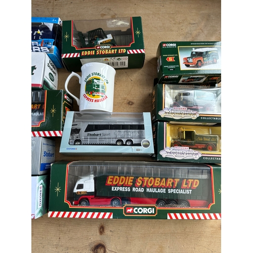 72 - Quantity Of Eddie Stobart Branded Die Cast Vehicles Inc. Corgi