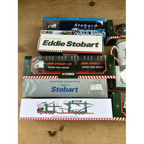 72 - Quantity Of Eddie Stobart Branded Die Cast Vehicles Inc. Corgi