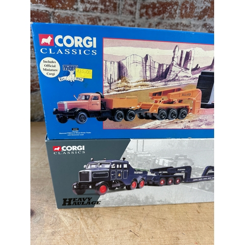 80 - Two Boxed Corgi Classics Die Cast Trucks, Pickfords & Allied U.S. Road Transport