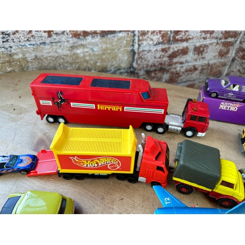 81 - Collection Of Vintage Die Cast Vehicles Inc. James Bond, Magic Roundabout, Thunderbirds,  Corgi, Mat... 