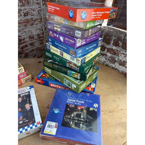 416 - Over 20 Jigsaws. Some Unopened.