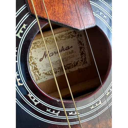 409 - Maruha Acoustic Guitar With Case