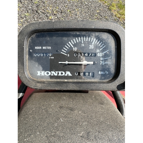 358 - 2000 Honda Fourtrax TRX 11kw 250cc Petrol Quad, Full Road Kit, 517hrs 1478km, Comes with Keys and V5... 