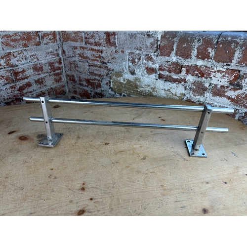 216 - Vintage Heavy Chromed Shelf, Possibly Old Shop Display.