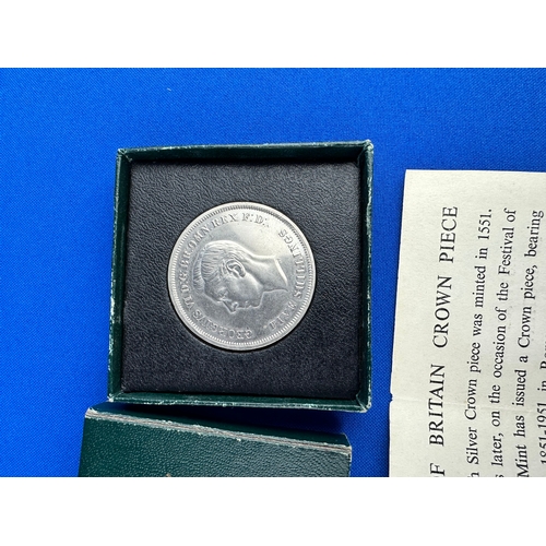 45 - George VI Crown Boxed With COA