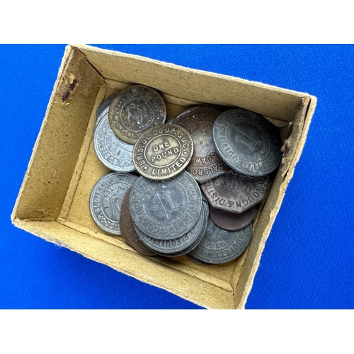 46 - SmallBox Of Various CO-OP Tokens