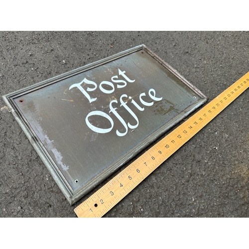 310 - Bronze Post Office Sign