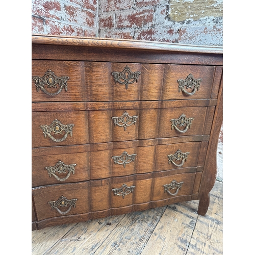 481 - Small Serpentine Front Chest of Drawers