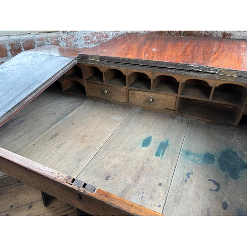 498 - Antique Teachers or Headmasters Writing Slope/Desk