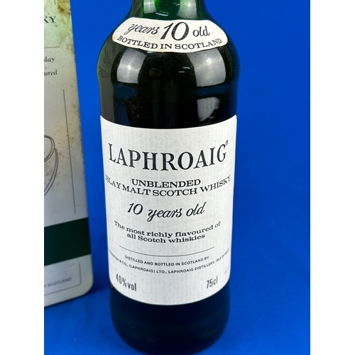 1980's Laphroaig 10 Years Old Unblended Islay Malt Scotch Whisky With ...