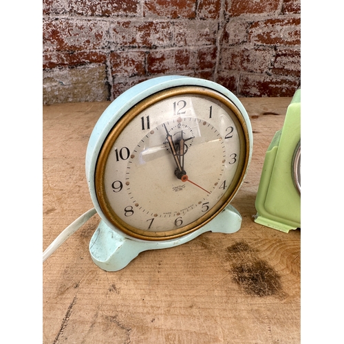 20 - Two Smiths Eelctric Alarm Clocks Untested