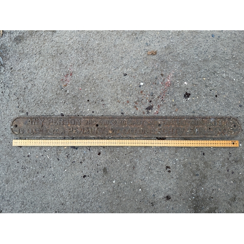 53 - Any Person Who Omits to Shut and Fasten This Gate Is Liable To A Penalty Not Exceeding Forty Shillin... 