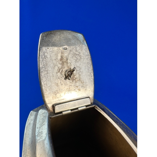 7 - 1940's Hallmarked Silver Bone Handled Teapot - 870 grams gross weight