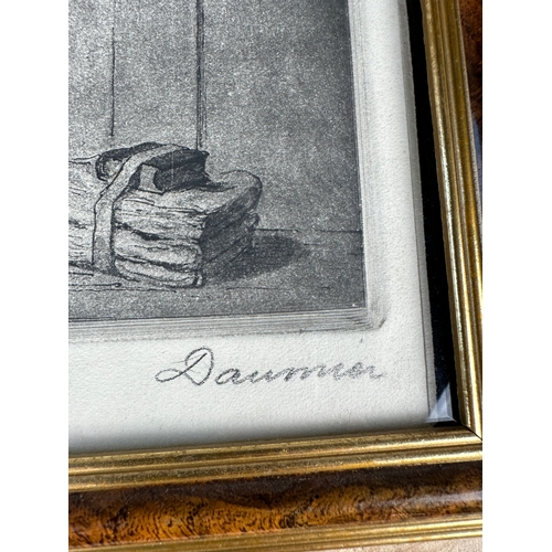 280 - Honoré Daumier Hand Signed Lithograph