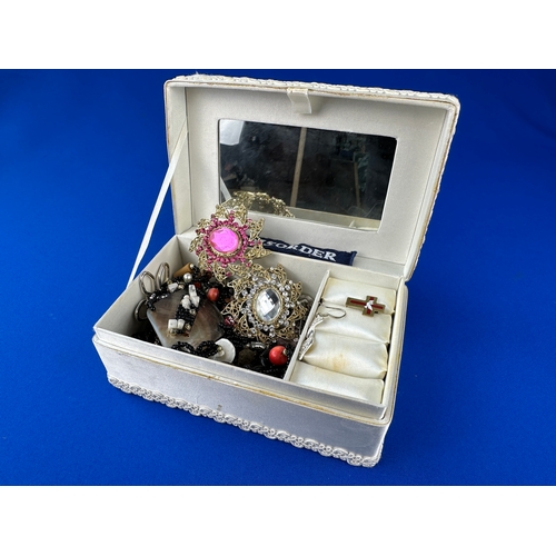 23 - Quantity of Costume Jewellery in Jewellery Box