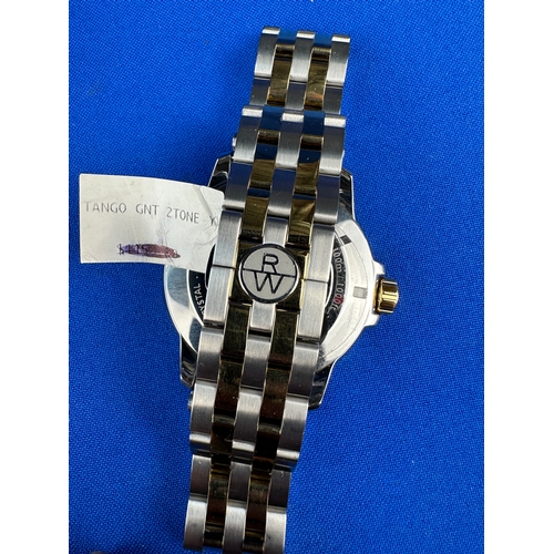 13 - Raymond Weil Geneve Tango Two Tone Swiss Gents Watch - Boxed As New with Tags. Ref. 81601