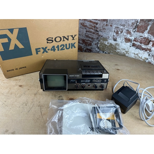 425 - Sony FX-412UK, Portable TV Boombox
