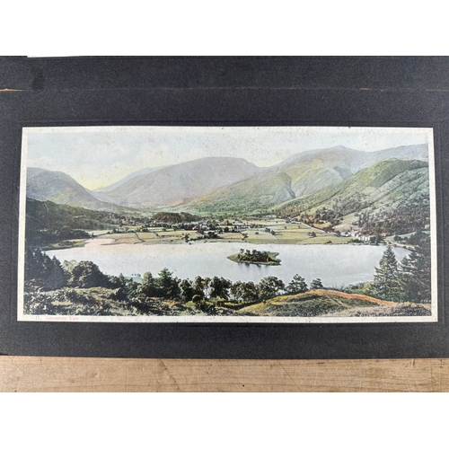 234 - Two Large Abrahams Tintoram Postcards Depicting Rydal Water & Grasmere Vale.