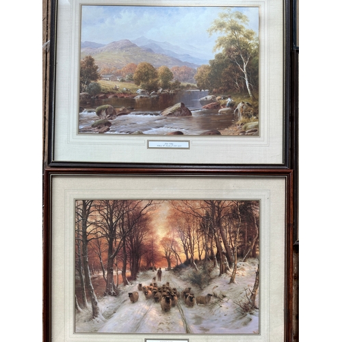 355 - Five Countryside Prints inc. Artist Signed Work by Sam Chadwick