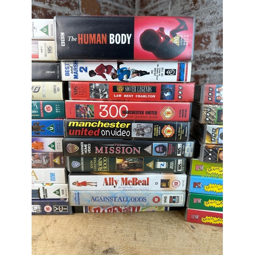 315 - Quantity of VHS Tapes inc. Beavis & Butthead, Bottom etc.