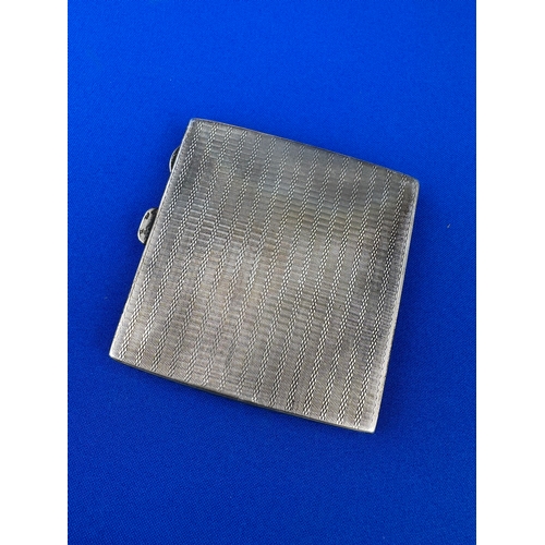 3 - Hallmarked Silver Cigarette Case, Birmingham 1919. 105.82g